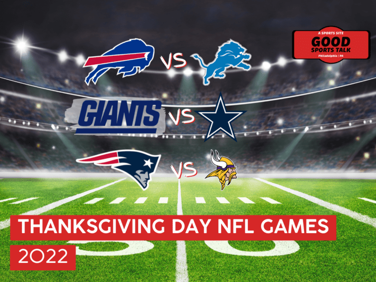NFL Thanksgiving Day Games (2022) Good Sports Talk