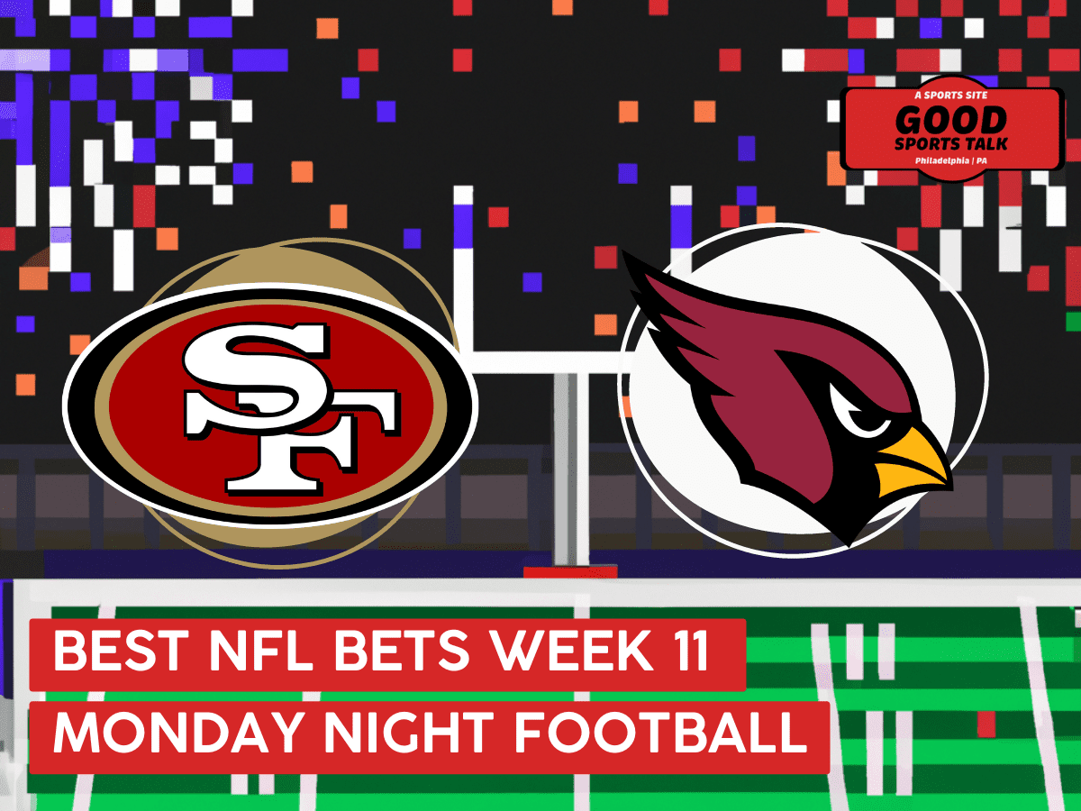 Best NFL Bets week 11 Monday Night Football San Francisco 49ers vs. Arizona Cardinals