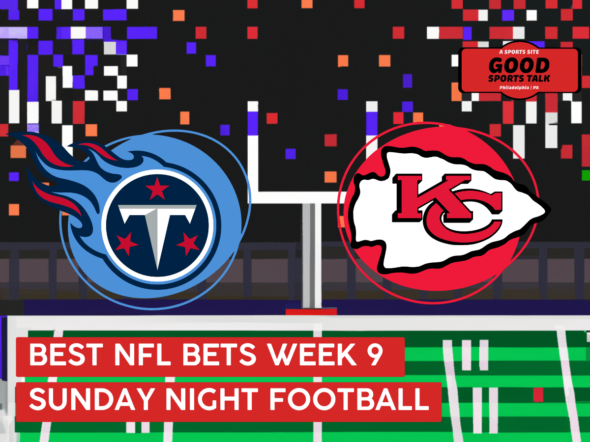 Best NFL Bets week 9 Sunday Night Football Tennessee Titans vs. Kansas City Chiefs 11/6/22