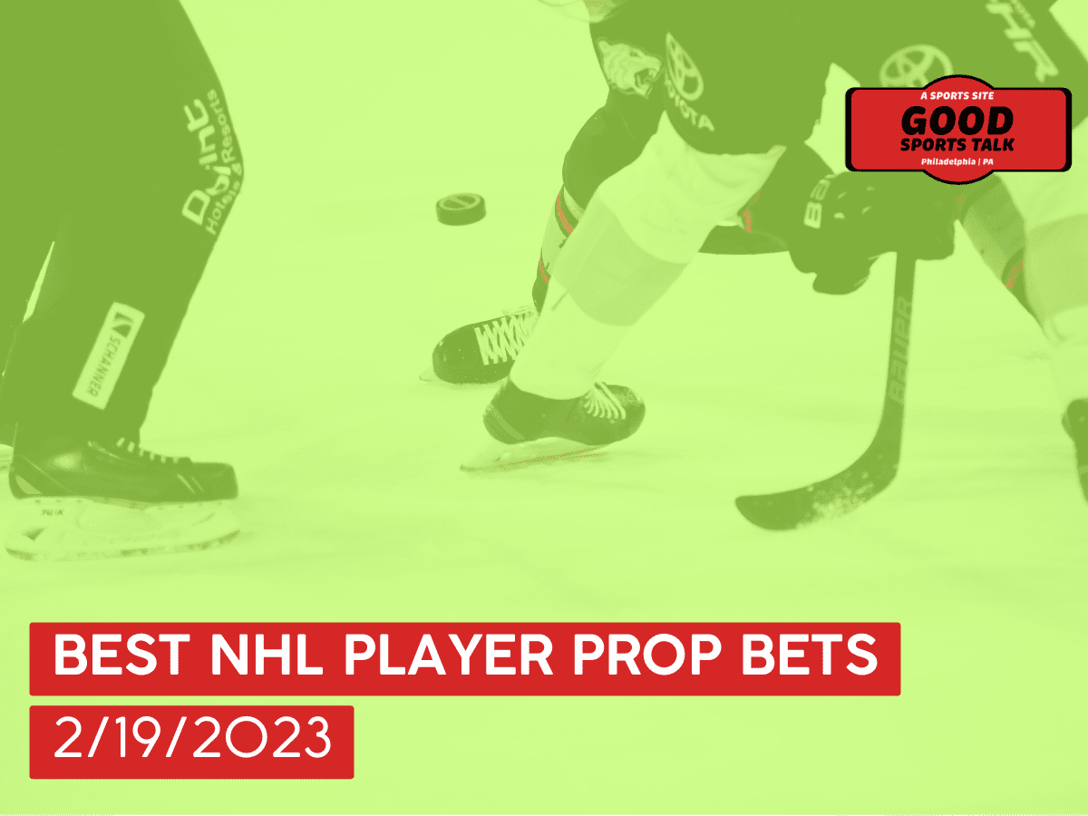 Best NHL player prop bets 2/19/2023