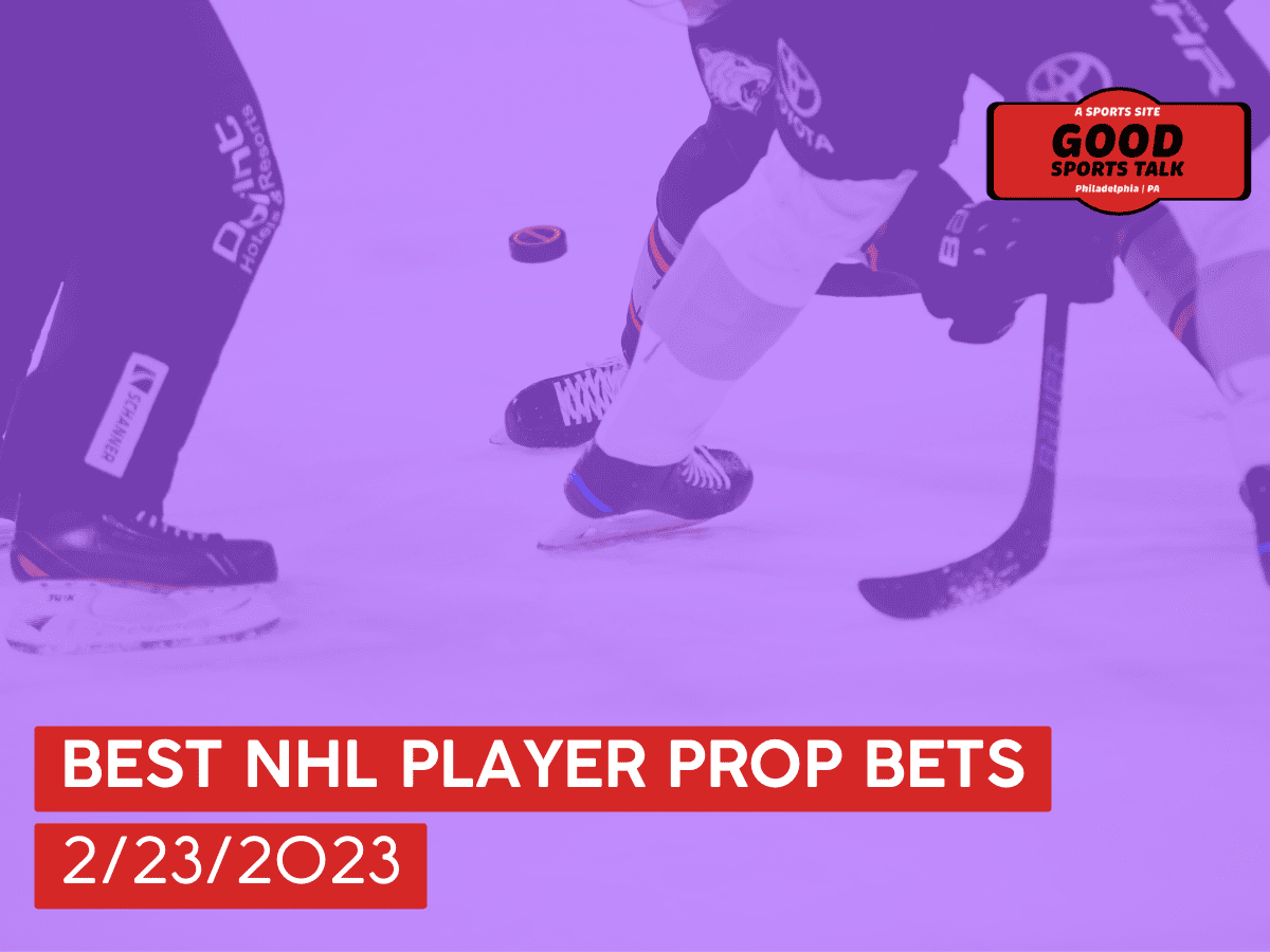 Best NHL player prop bets 2/23/2023