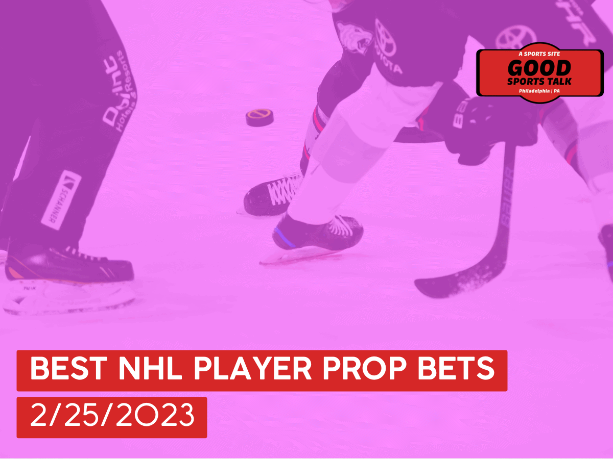 Best NHL player prop bets 2/25/2023