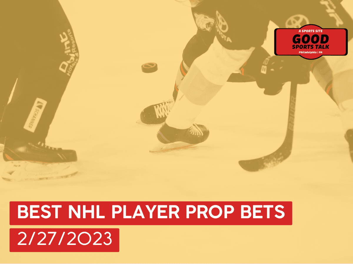 Best NHL player prop bets 2/27/2023