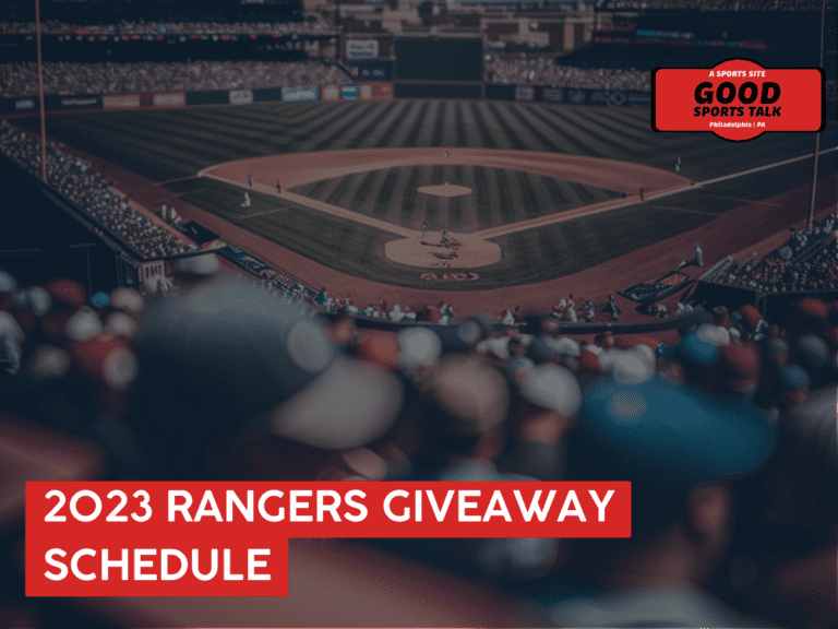 Rangers Giveaways and Promotions (2023) Good Sports Talk