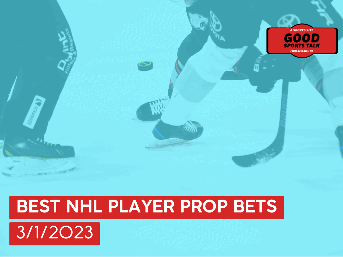 Best NHL player prop bets 3/1/2023