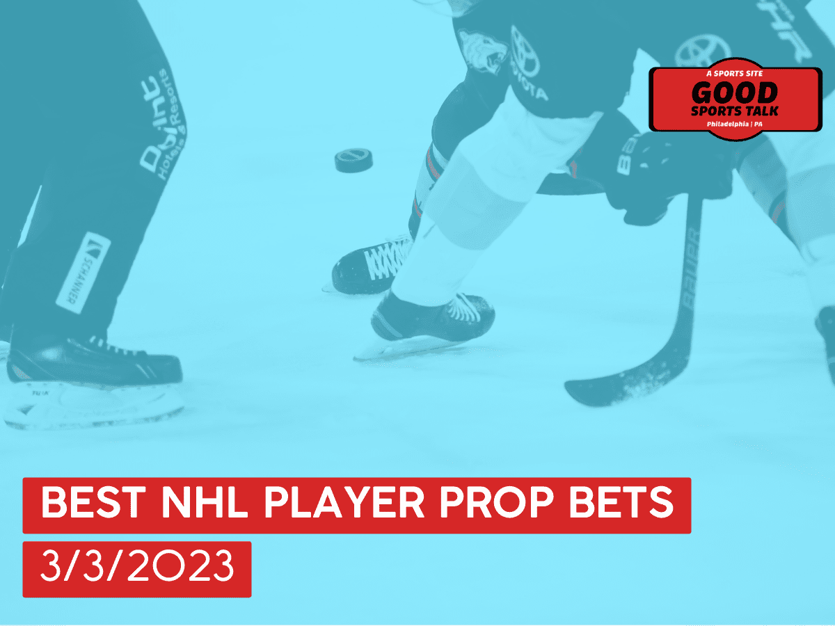 Best NHL player prop bets 3/3/2023