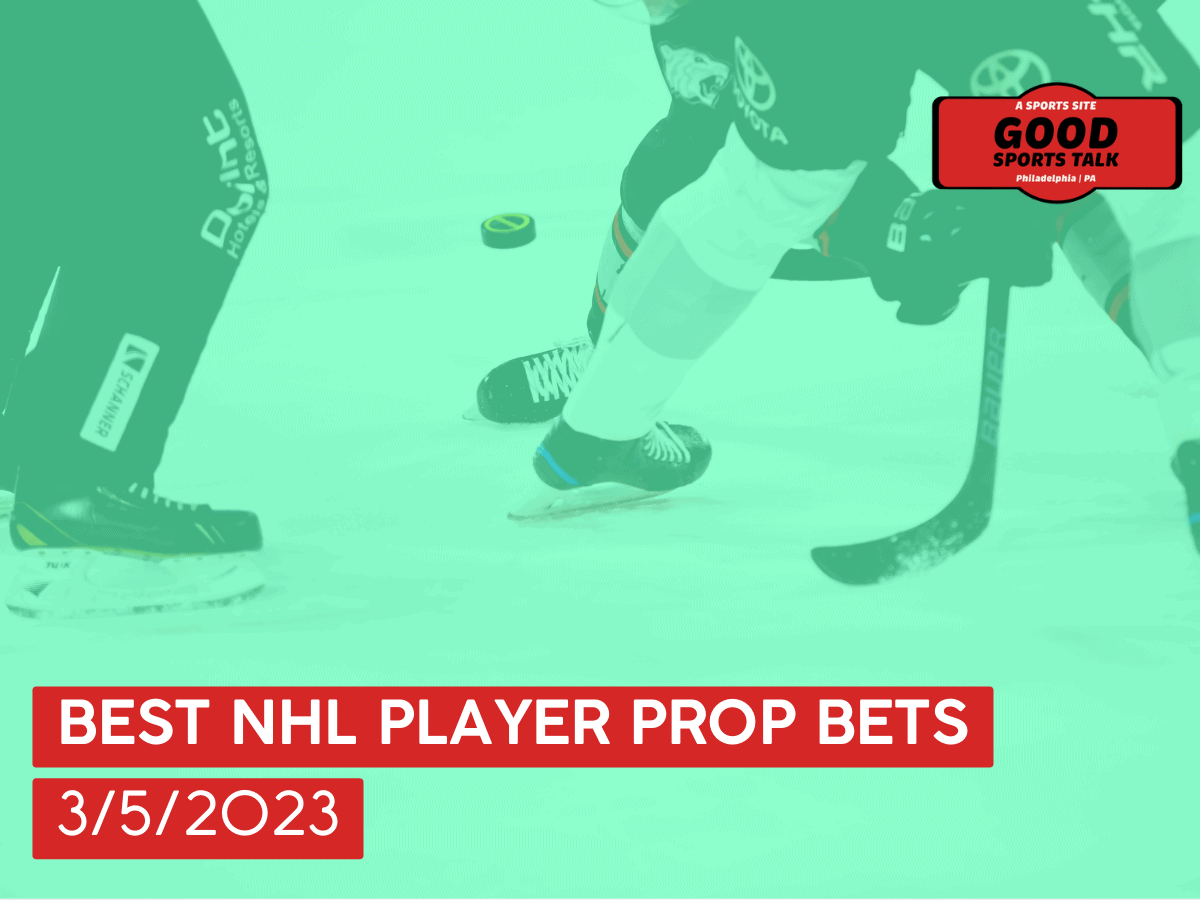 Best NHL player prop bets 3/5/2023