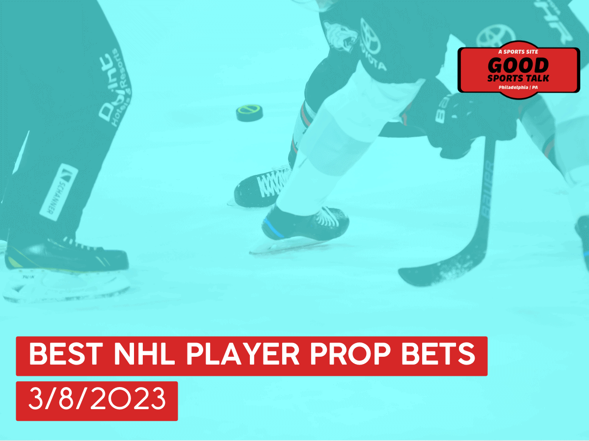 Best NHL player prop bets 3/8/2023