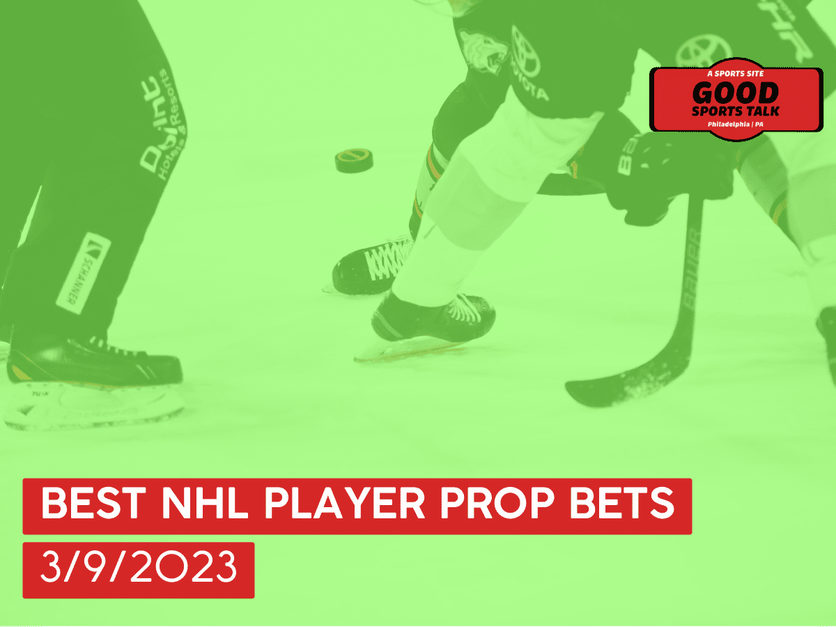 Best NHL player prop bets 3/9/2023