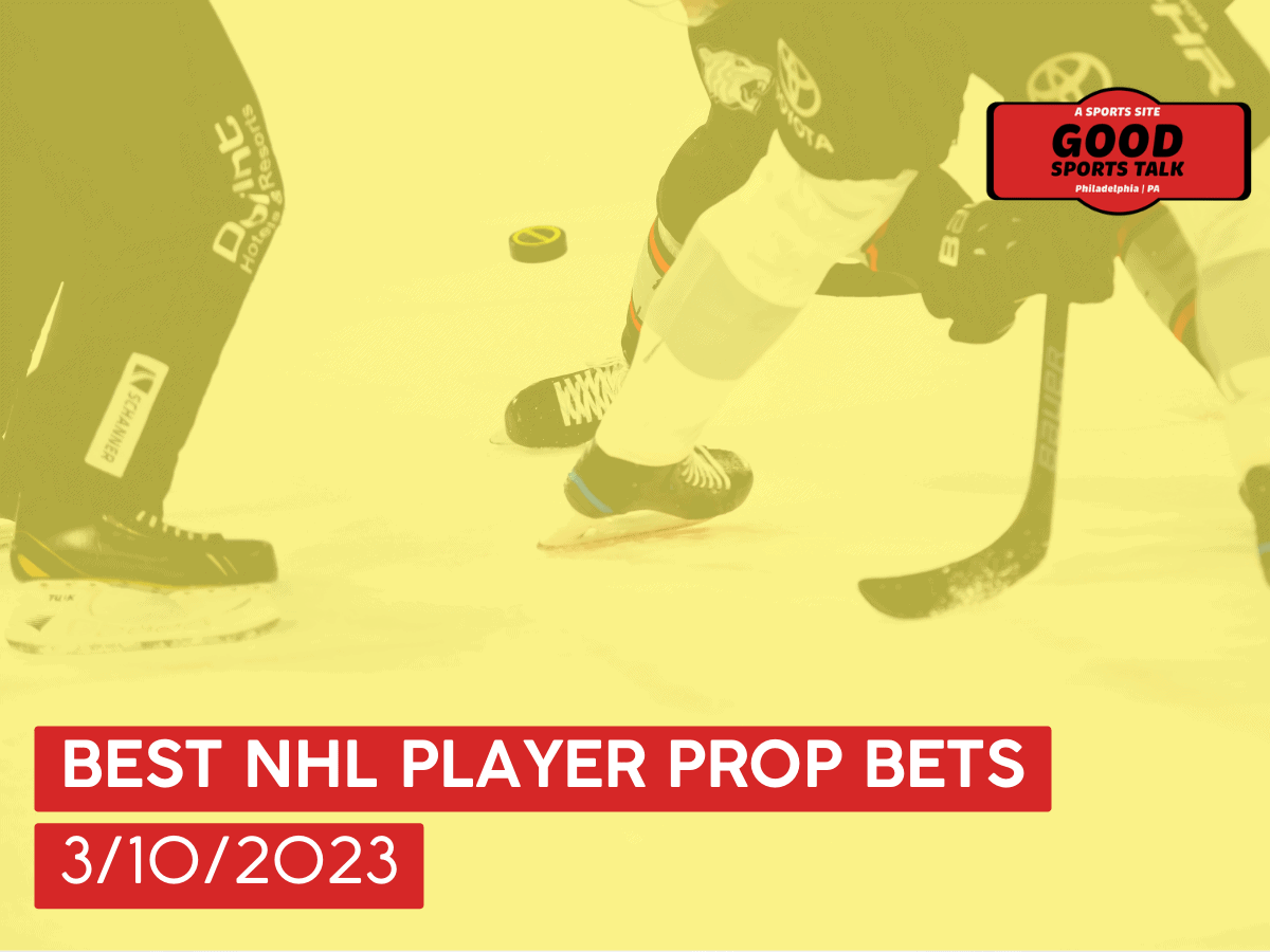 Best NHL player prop bets 3/10/2023