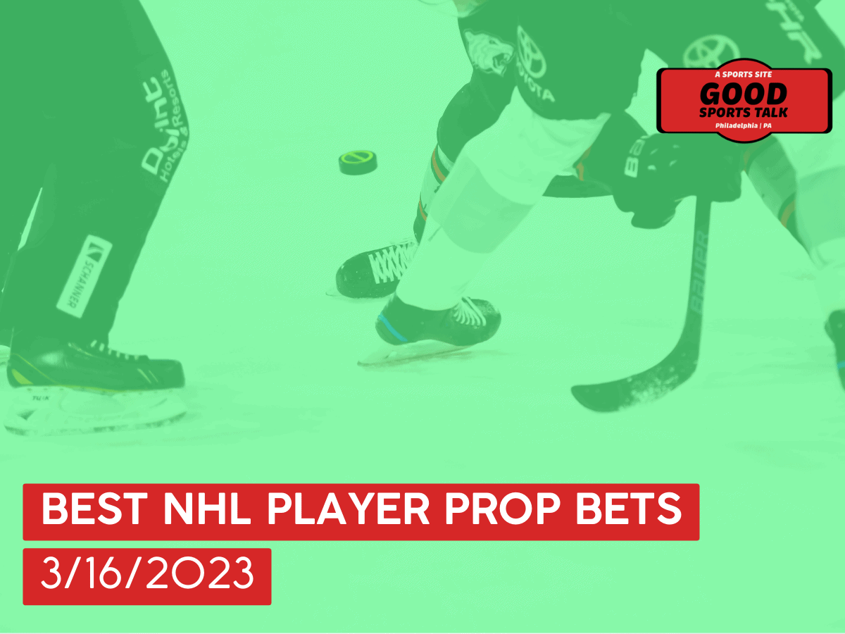 Best NHL player prop bets 3/16/2023