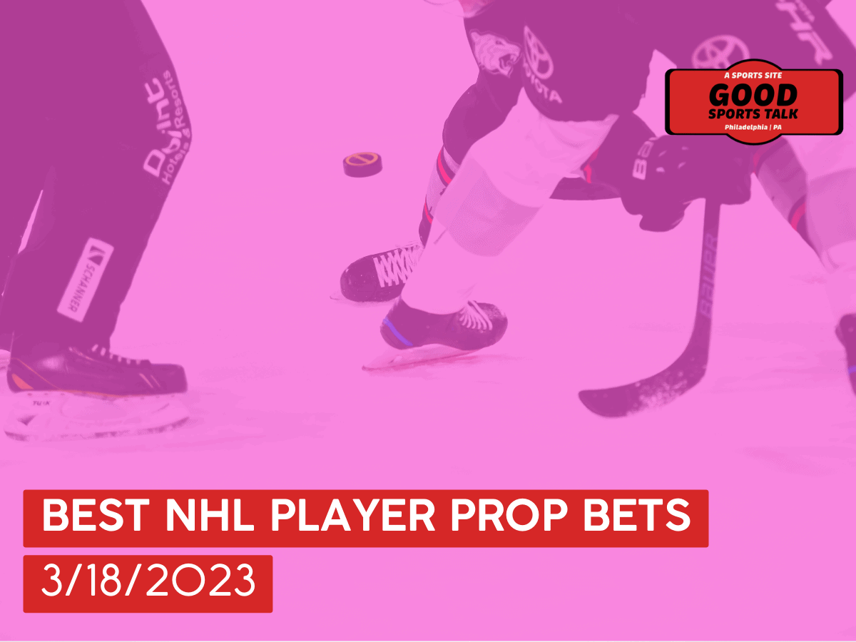 Best NHL player prop bets 3/18/2023