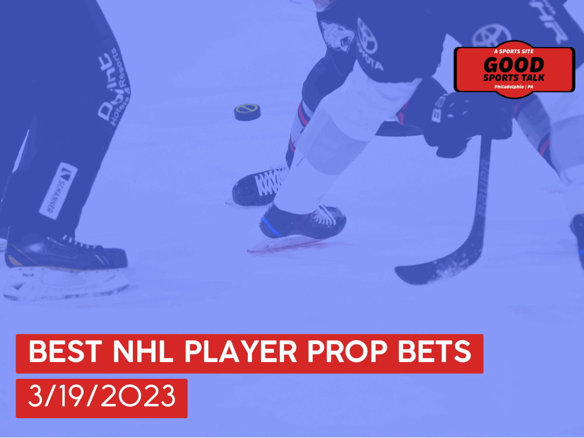 Best NHL player prop bets 3/19/2023