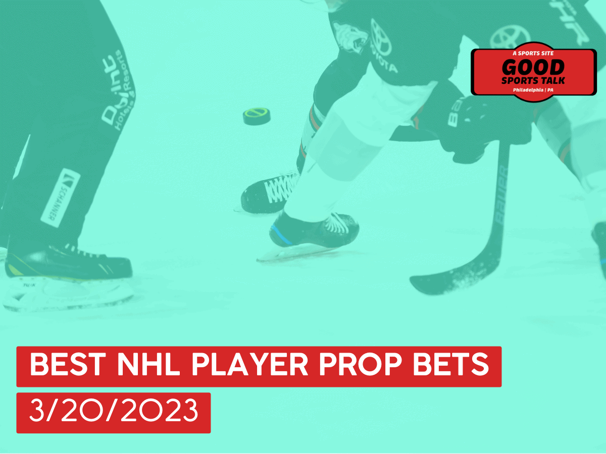 Best NHL player prop bets 3/20/2023