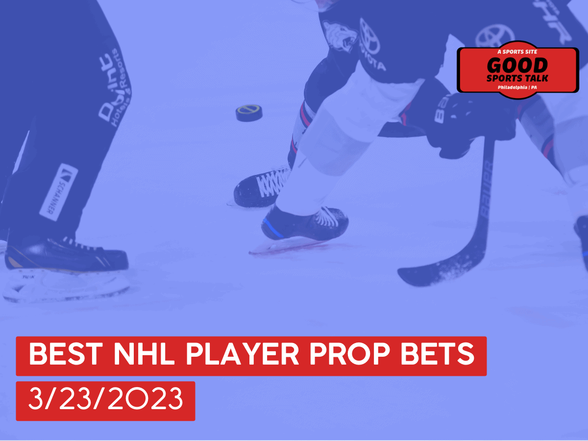 Best NHL player prop bets 3/23/2023