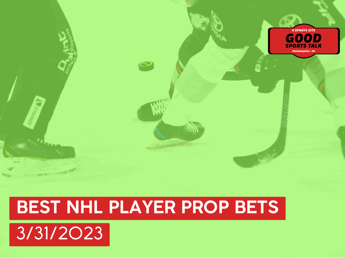 Best NHL player prop bets 3/31/2023