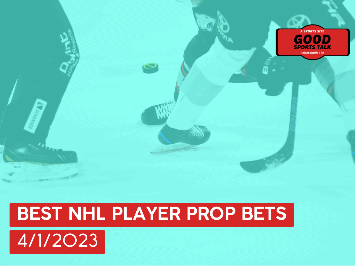 Best NHL player prop bets 4/1/2023